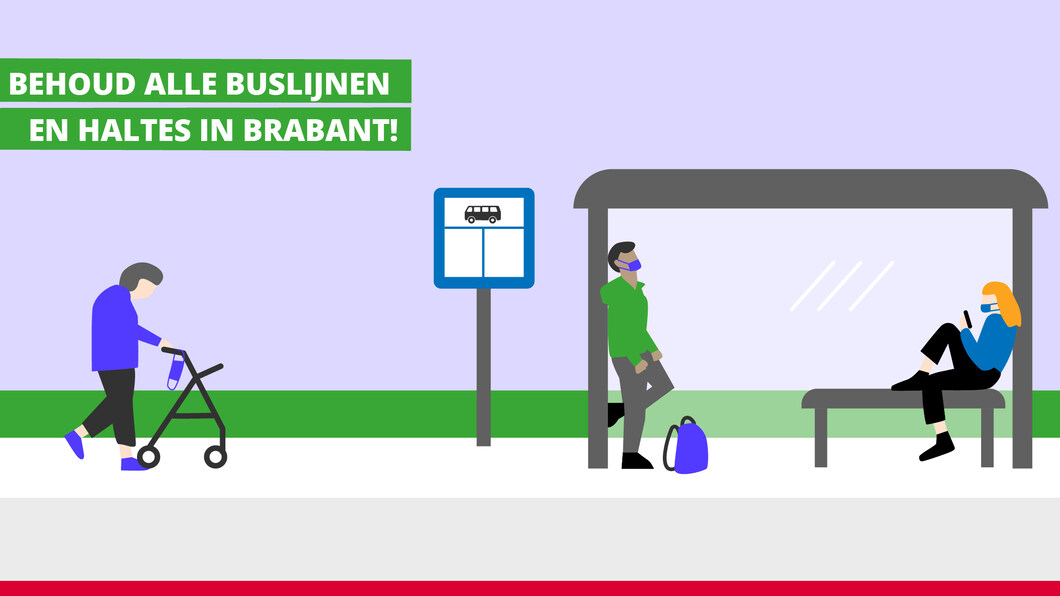 buslijnen en haltes