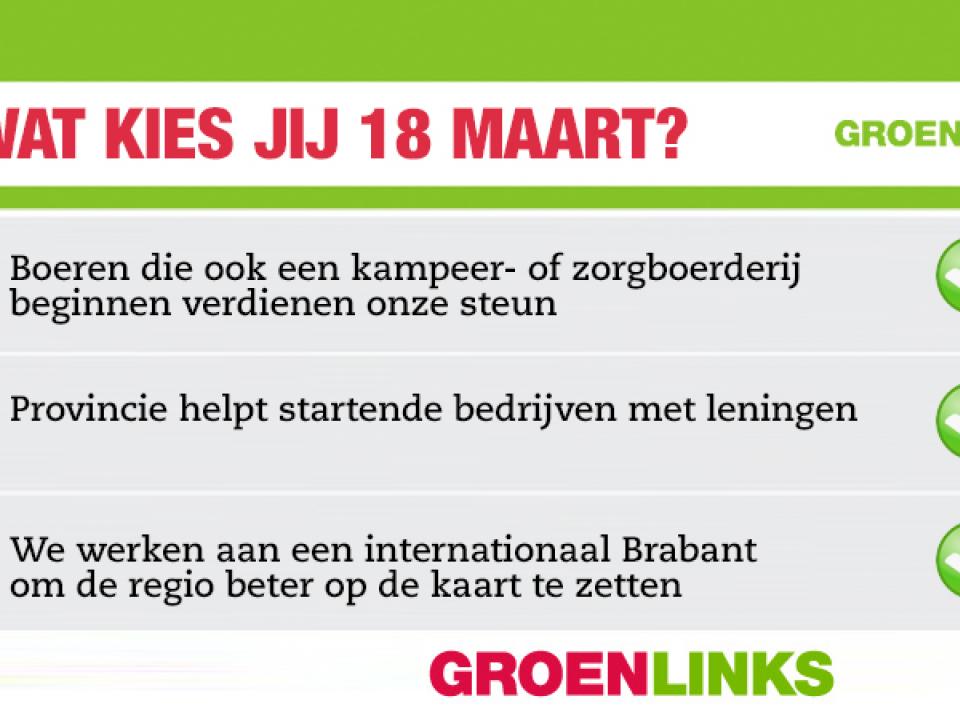 Snelkieswijzer Brabant GL PvdD Snelkieswijzer Brabant GL PvdD