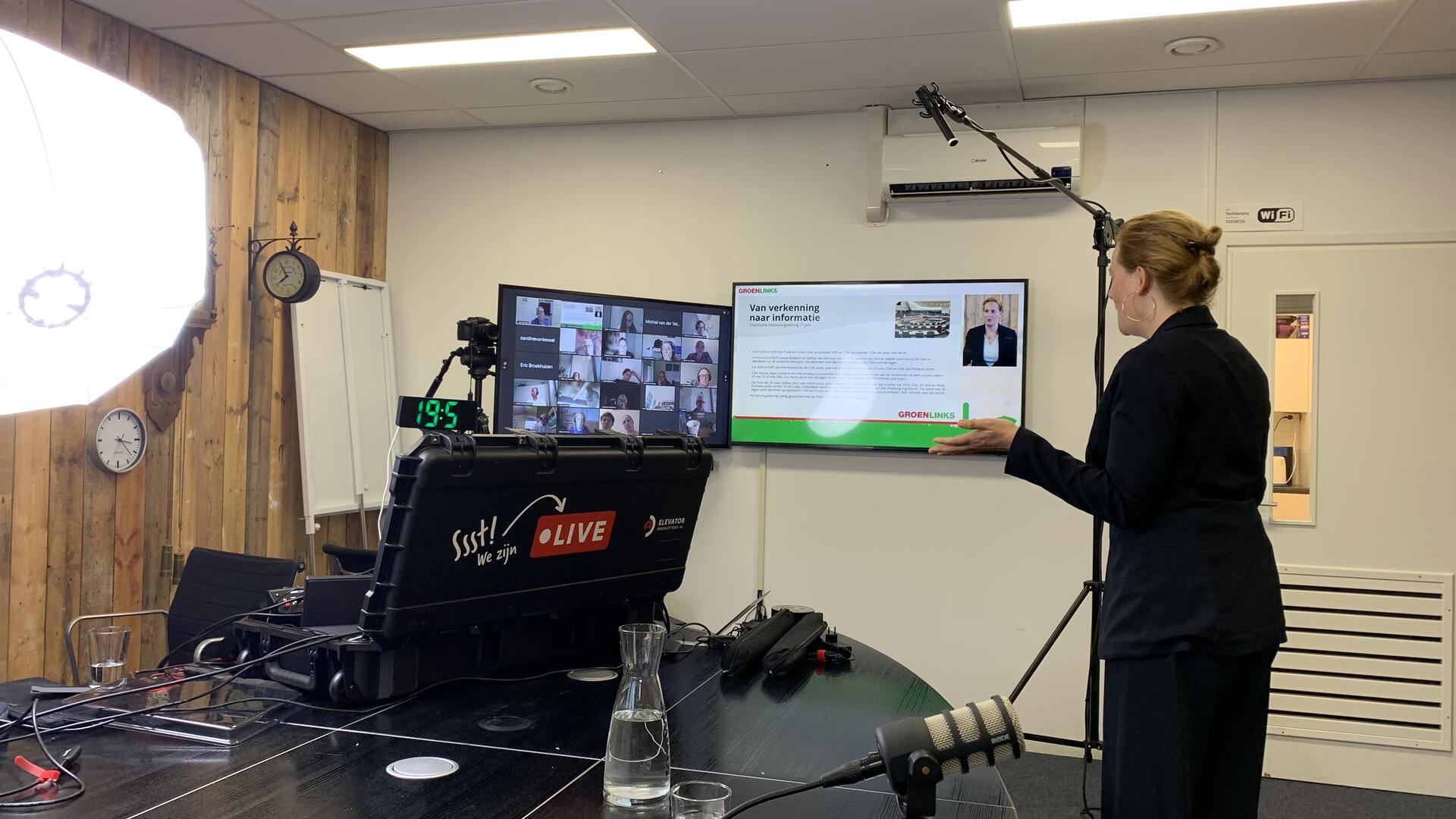 Extra digitale ledenvergadering GroenLinks Brabant over coalitie-deelname, 13 juli 2021
