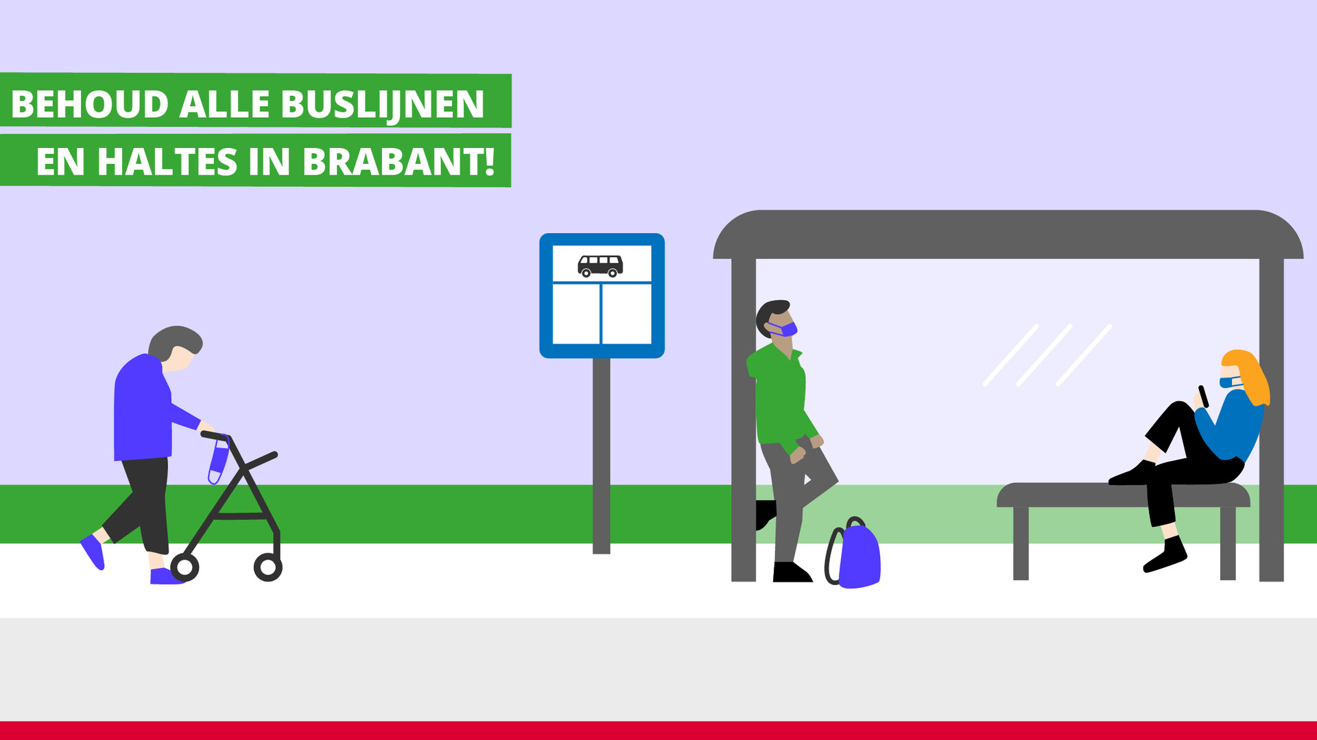 buslijnen en haltes