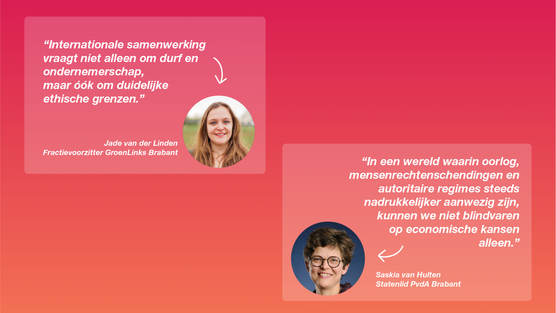 internationale samenwerkingen